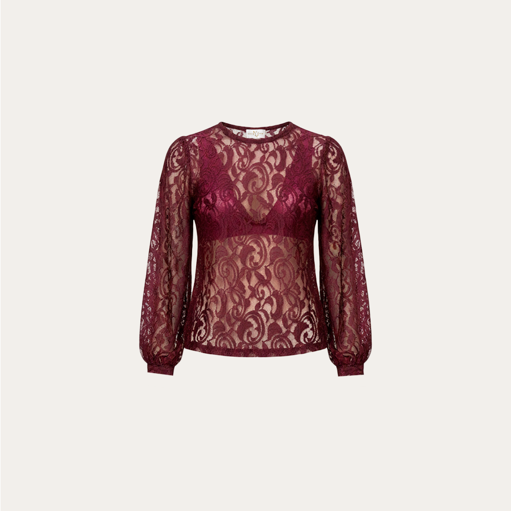 Blusa Burgundy Ivy