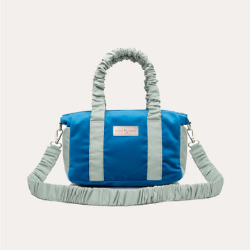 Bolso Alice Azulado/Verde menta - Mediano