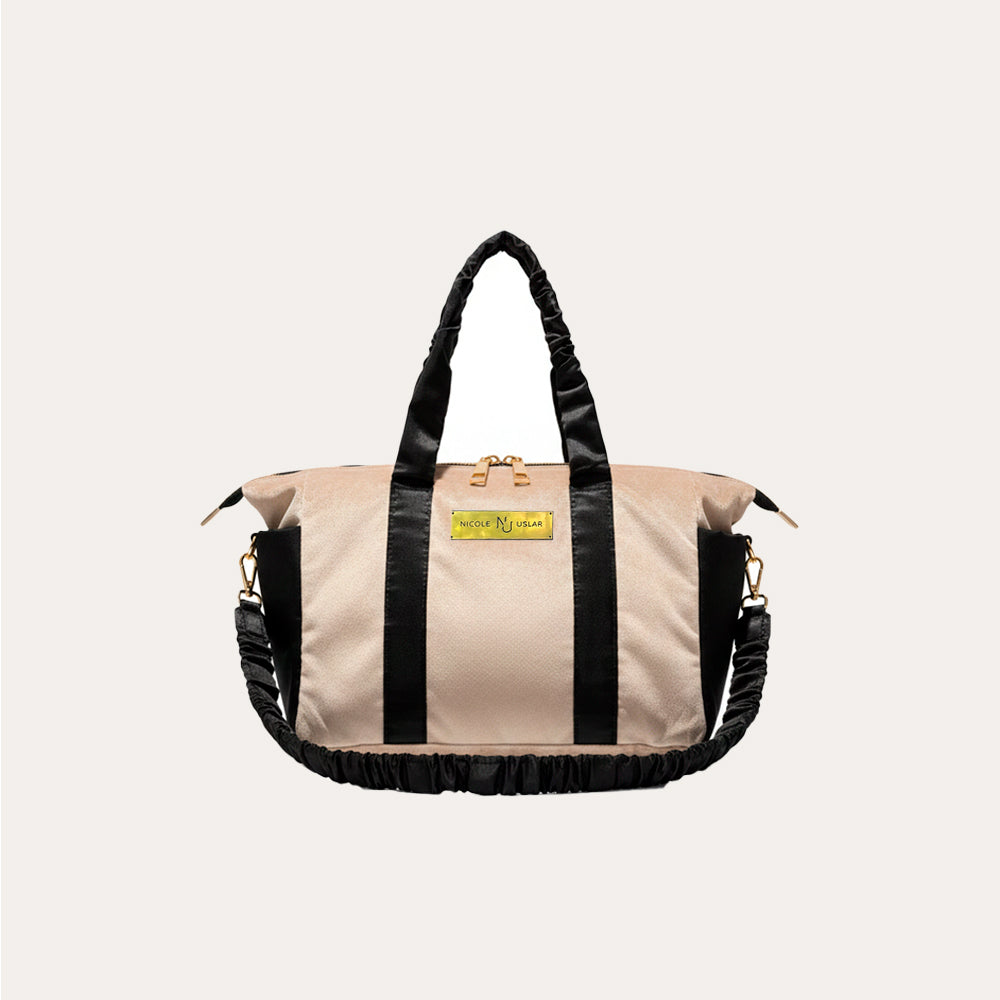 Bolso Alice Beige/Negro - L