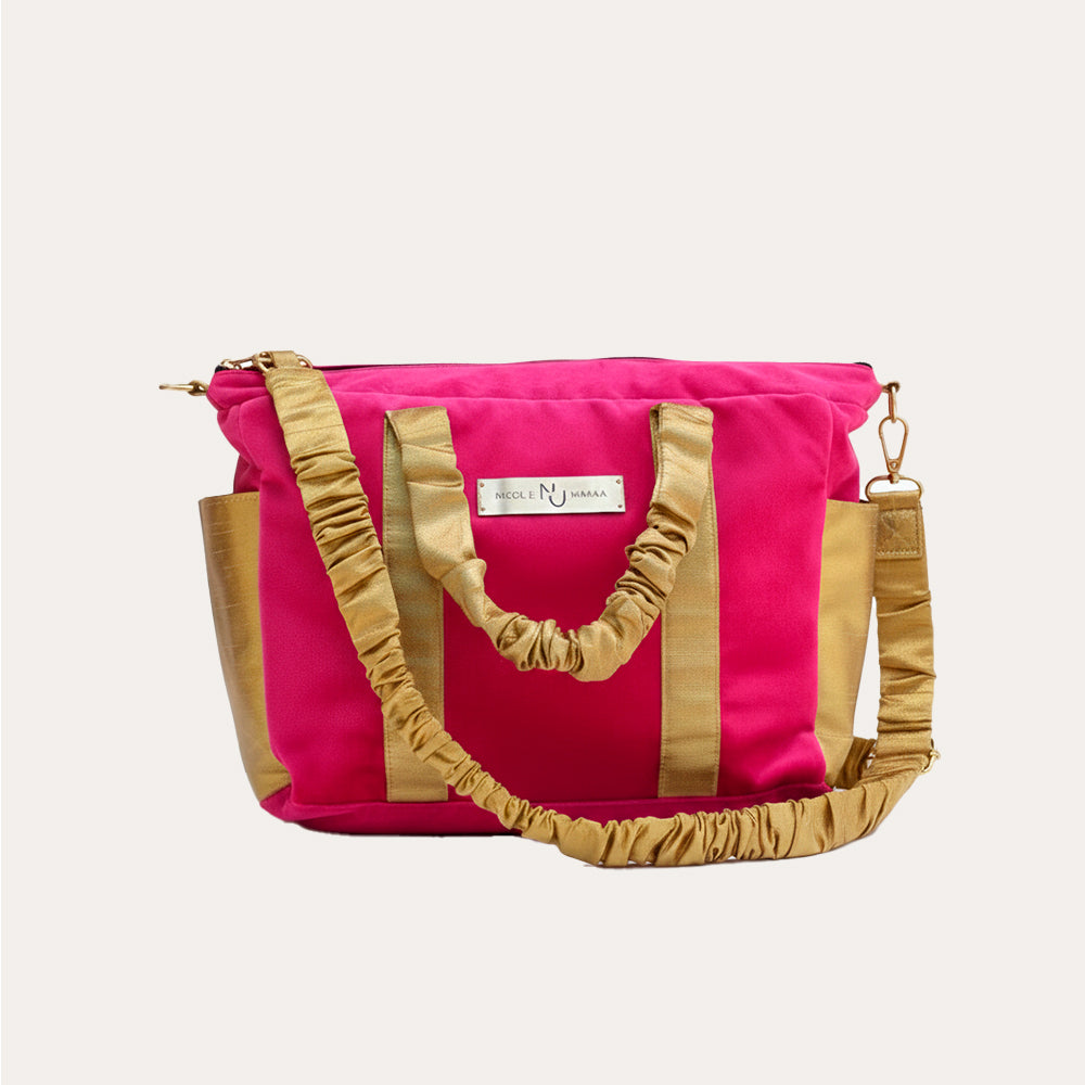 Bolso Alice Fucsia/Dorado - L