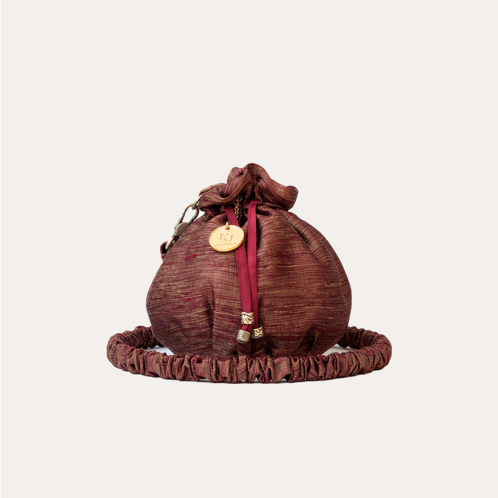 Bolso Pearl Carmesí