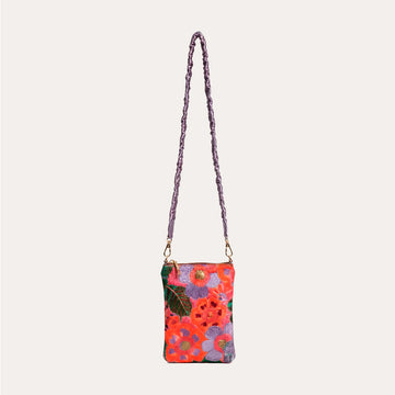 Bolso Petit Flores Sandia-Lila