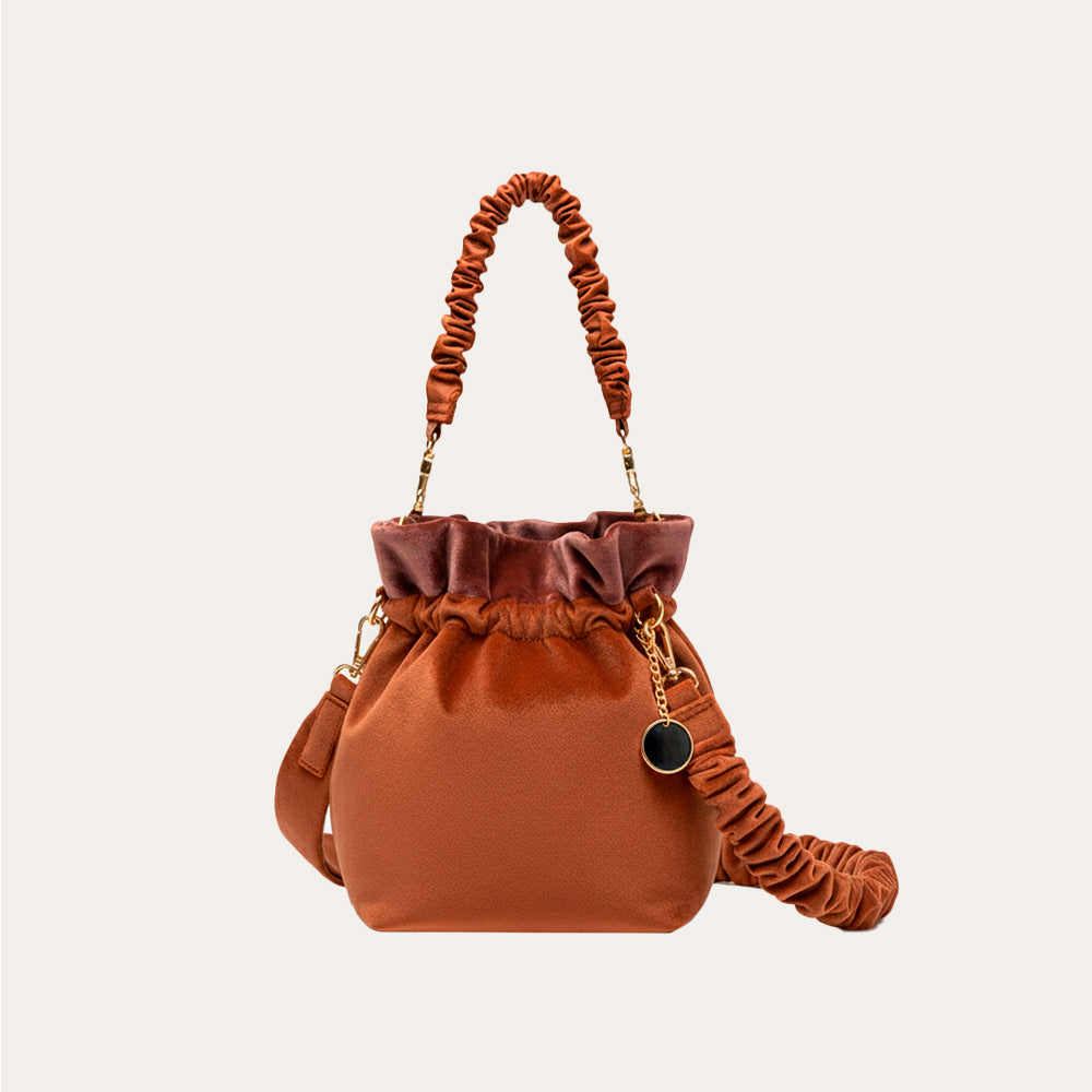 Bolso reversible Batik Terracota