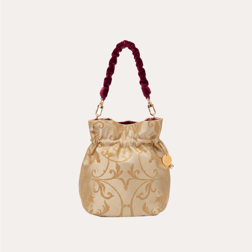 Bolso Reversible Claire Velvet Barroco