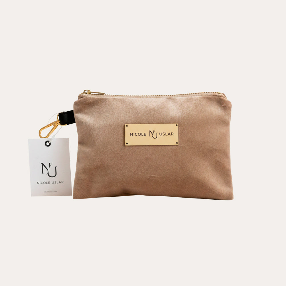 Estuche Felpa Beige M