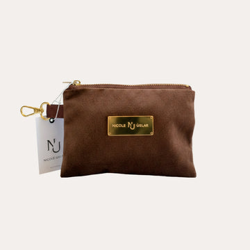 Estuche Felpa Café M