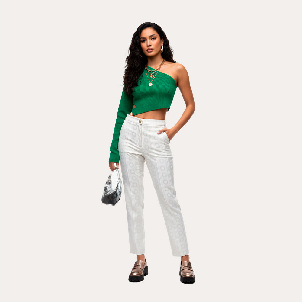 Pantalón Arlequin Blanco