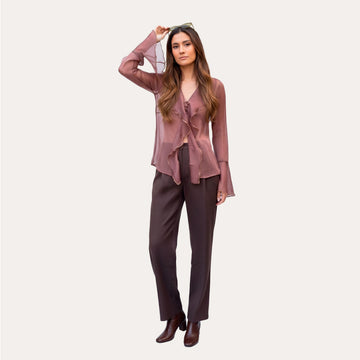 Blusa Vaporosa Moka