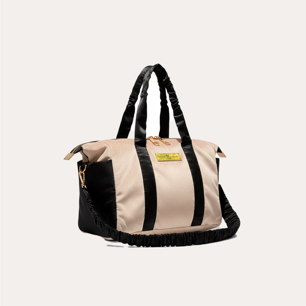 Bolso Alice Beige/Negro - L