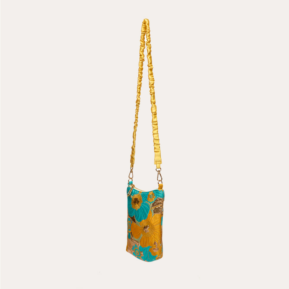 Bolso Petit Flores Amarillo