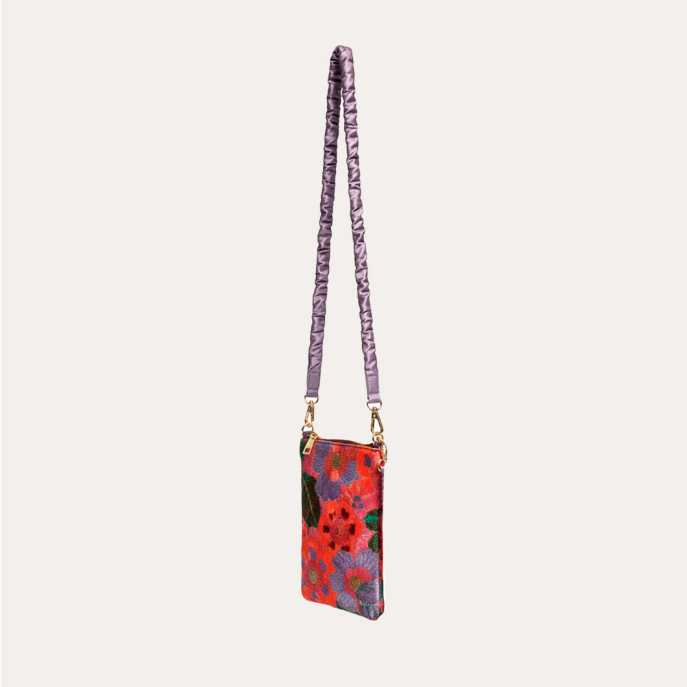 Bolso Petit Flores Sandia-Lila