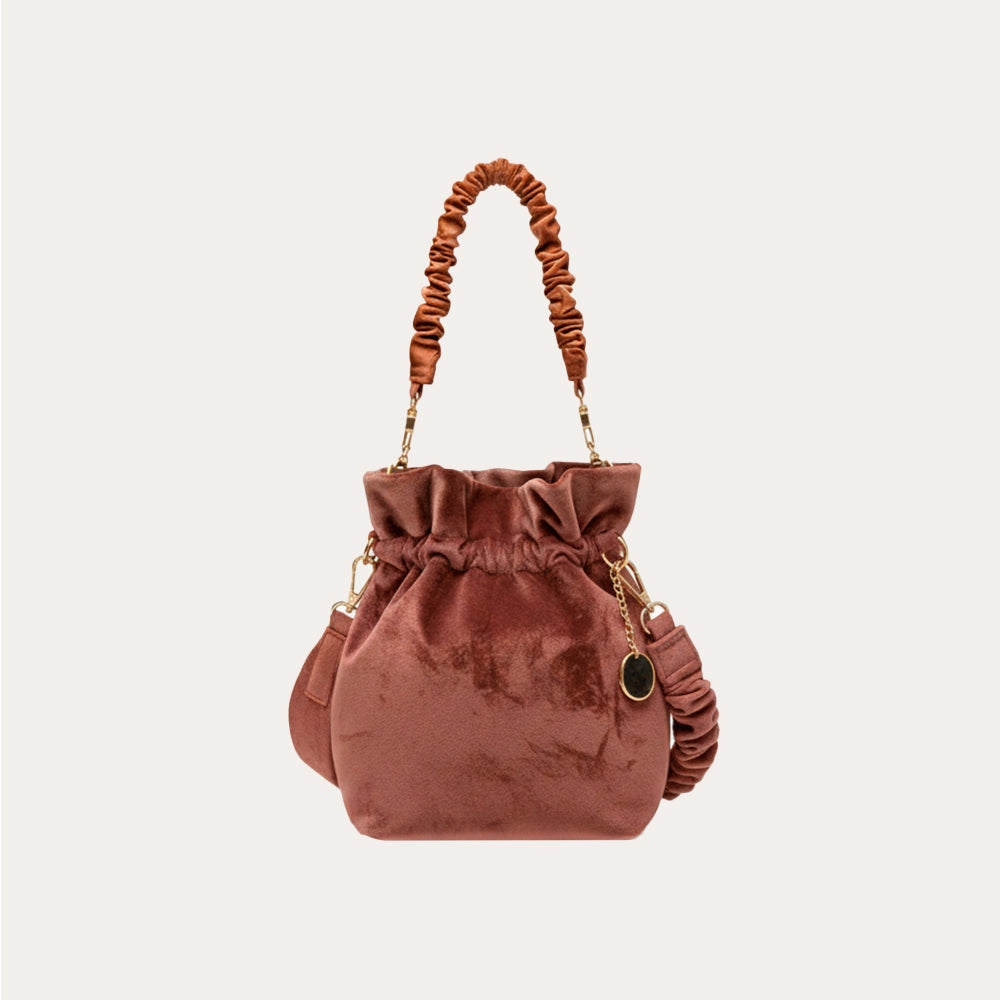 Bolso reversible Batik Terracota