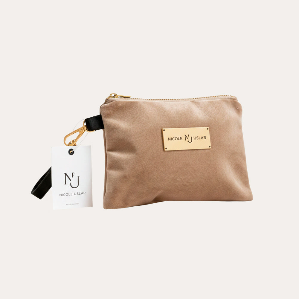 Estuche Felpa Beige M