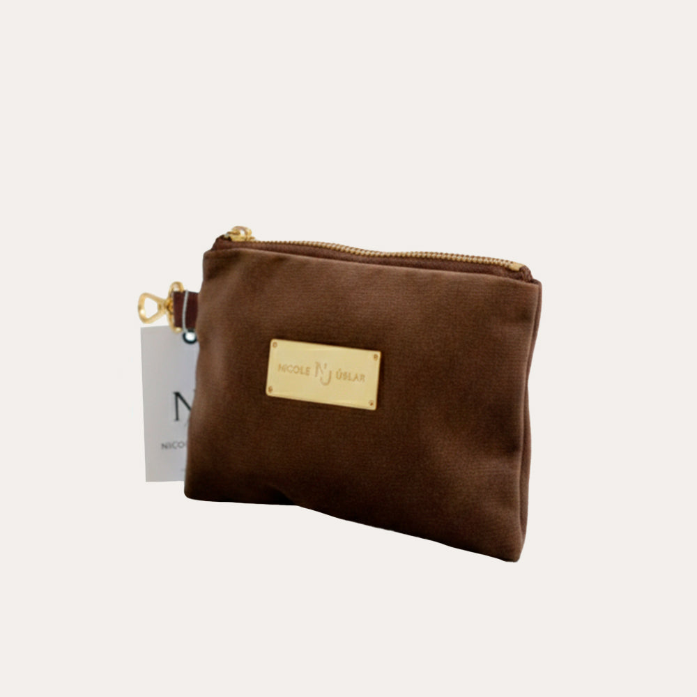 Estuche Felpa Café M