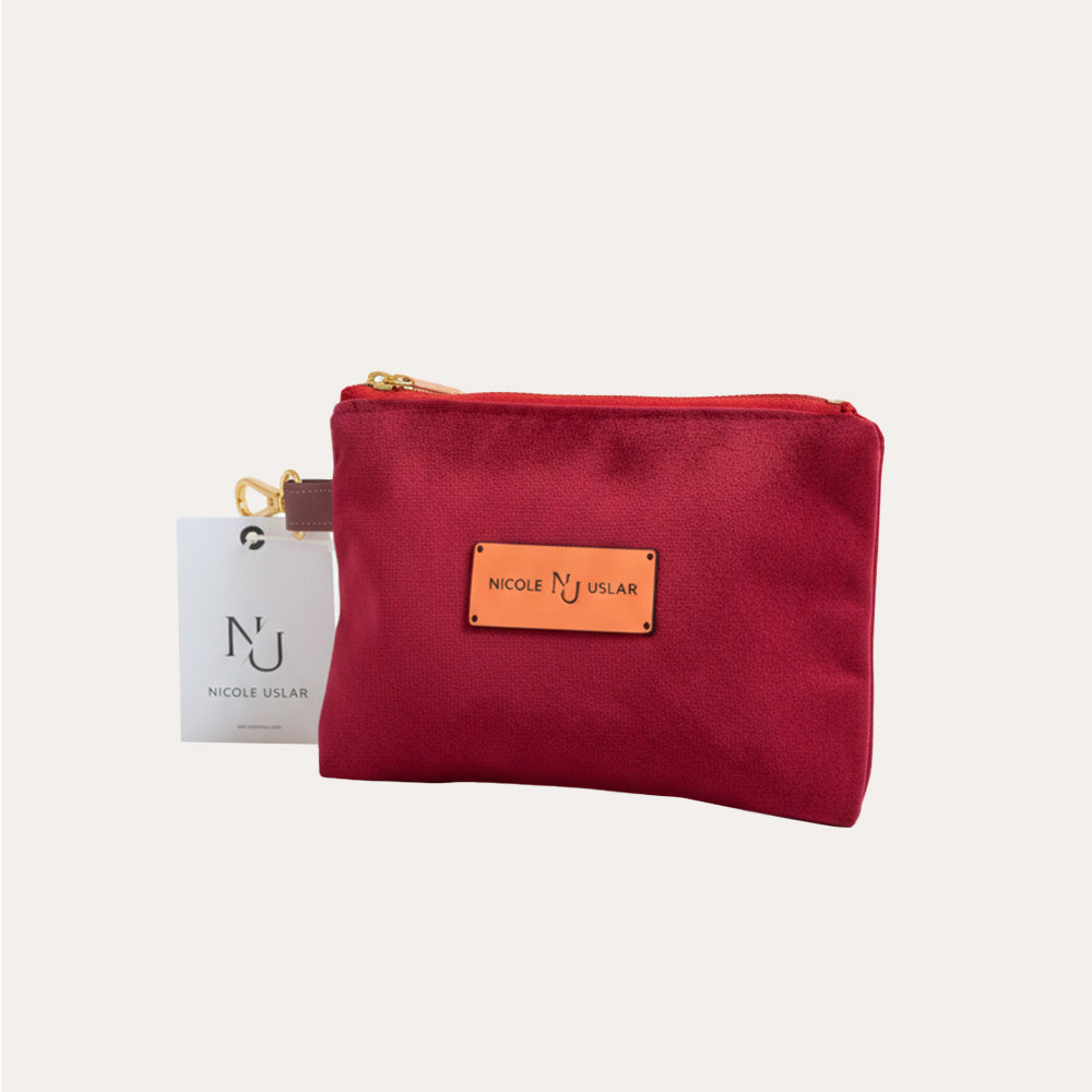 Estuche Felpa Rojo Italiano