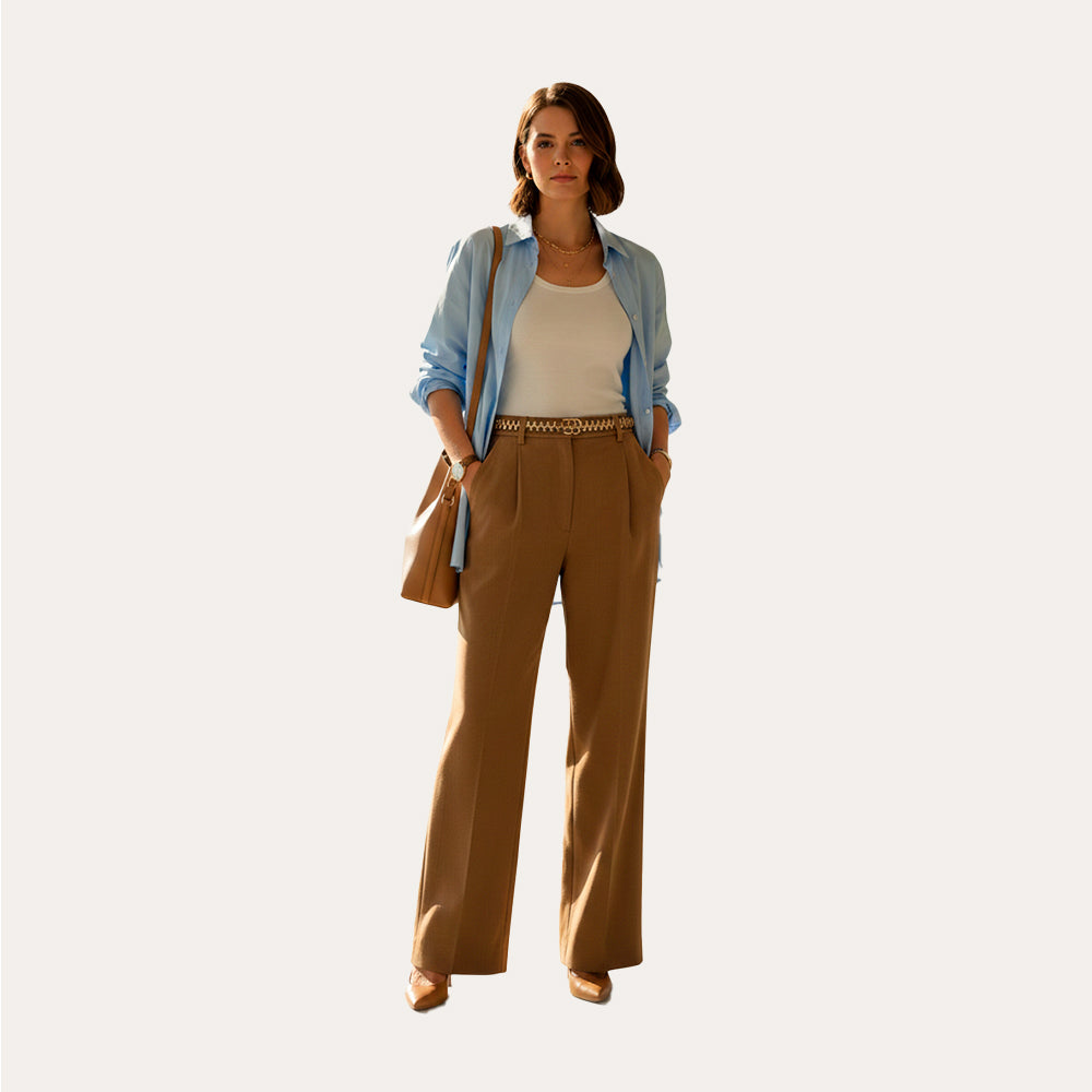 Pantalón Sastre Honey Caramel