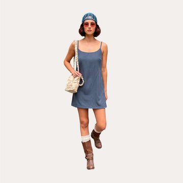 Vestido Haru Acero