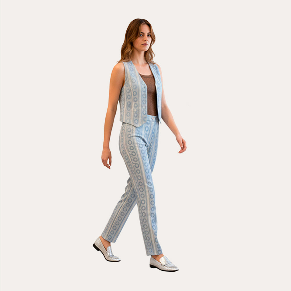 Vest Arlequin Celeste