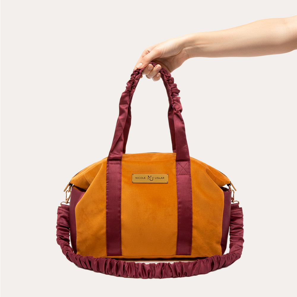 Bolso Alice Mostaza/Magenta - L