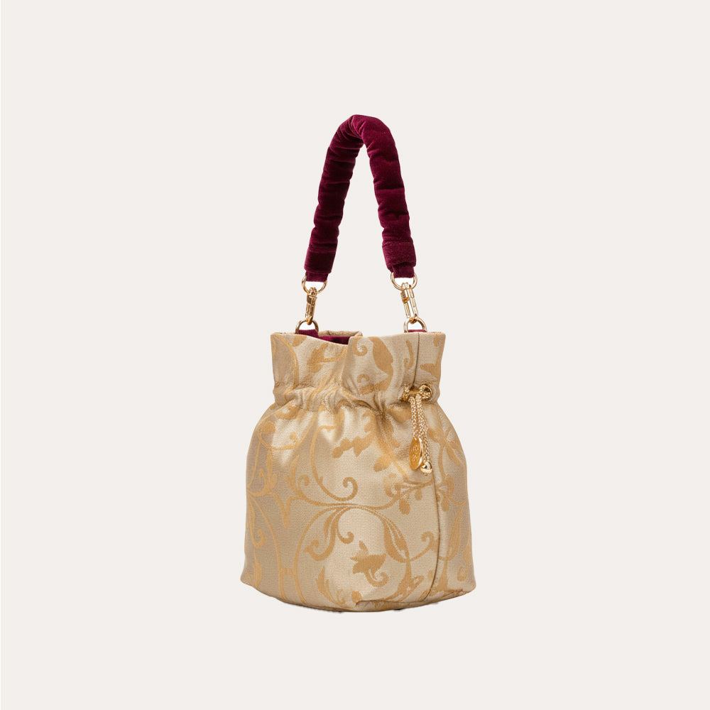 Bolso Reversible Claire Velvet Barroco