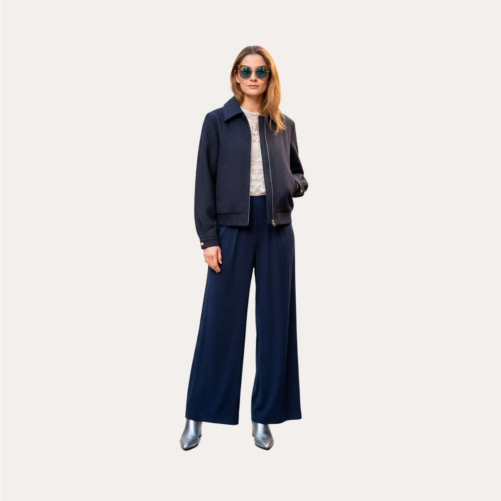 Chaqueta Bomber Navy Clásico