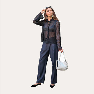 Blusa Luz azul