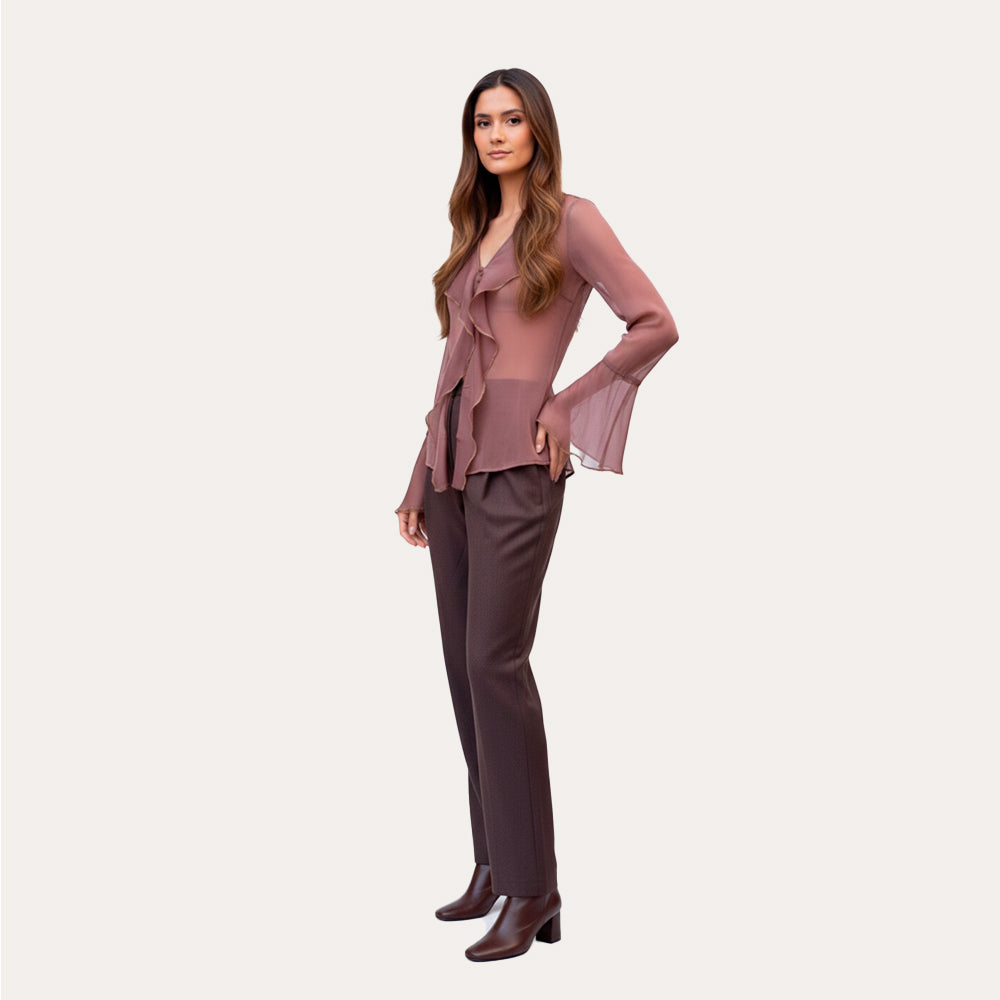 Blusa Vaporosa Moka