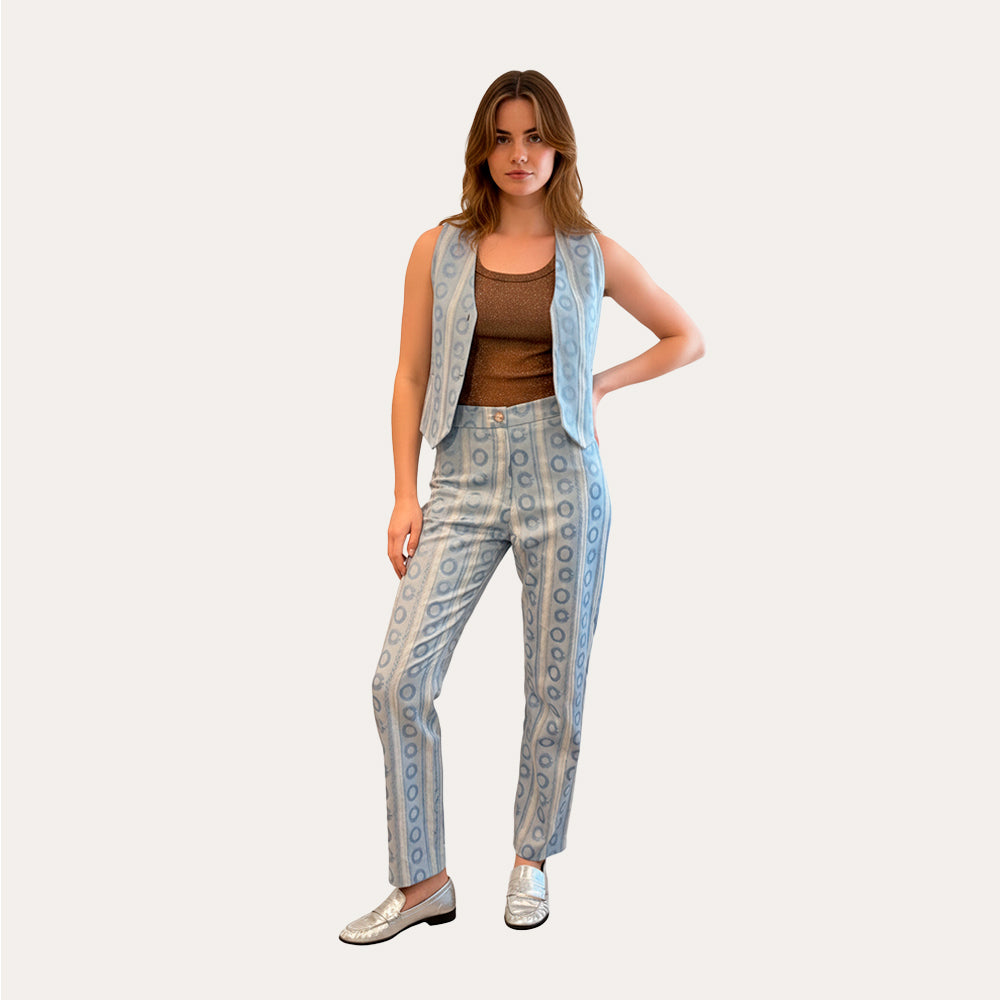 Vest Arlequin Celeste