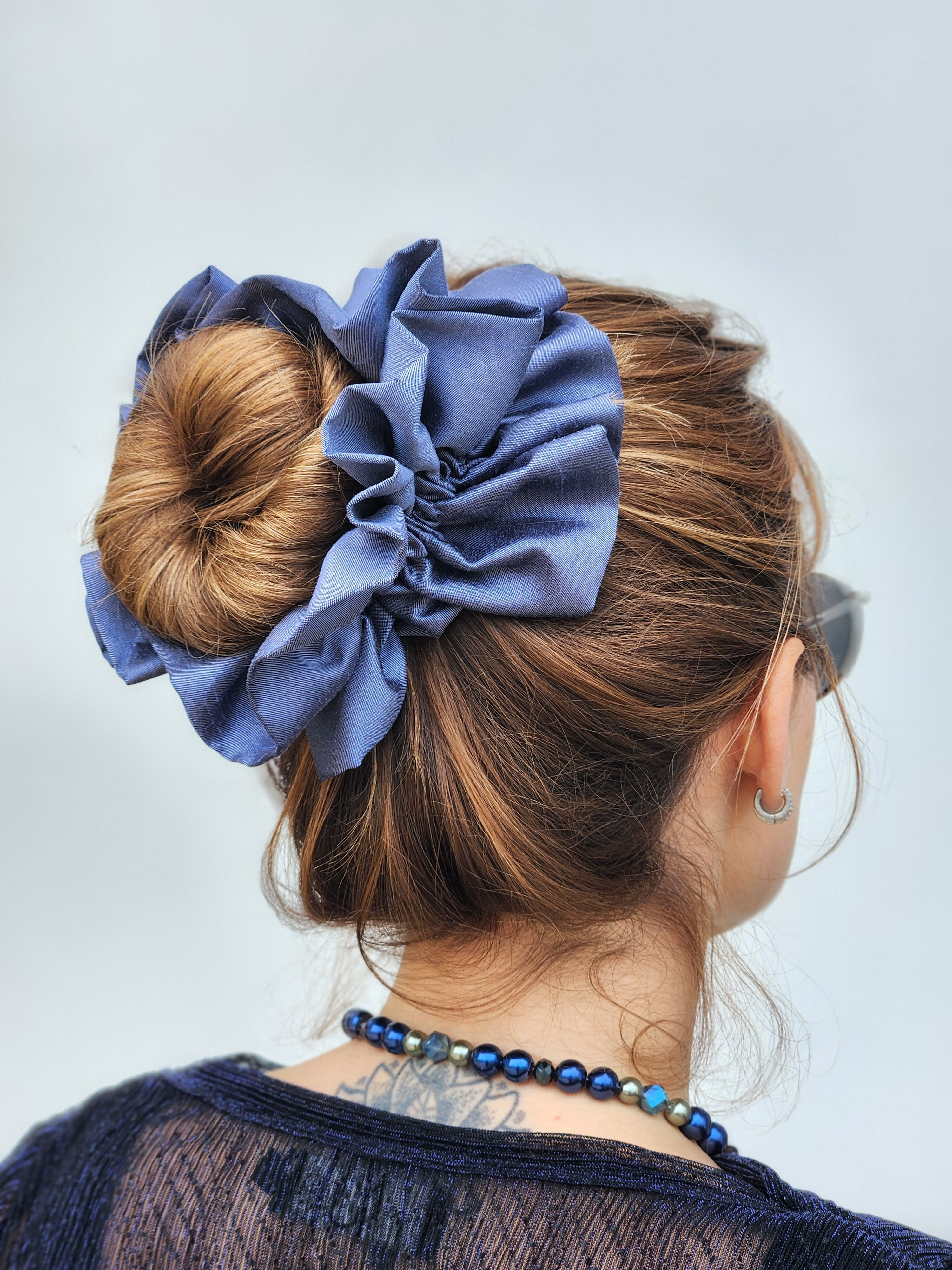 Scrunchie Clara Azulado