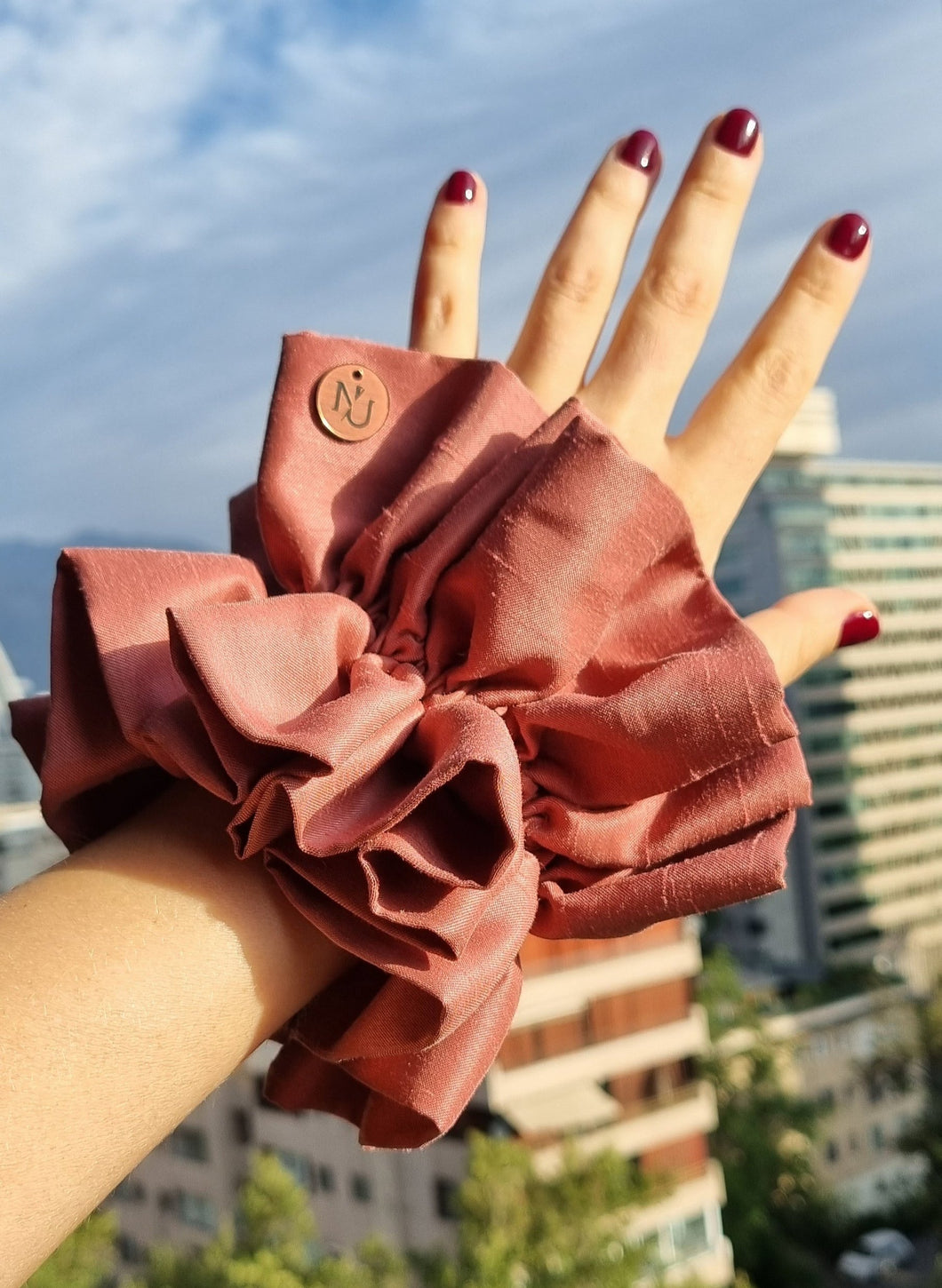 Scrunchie Clara Rosa