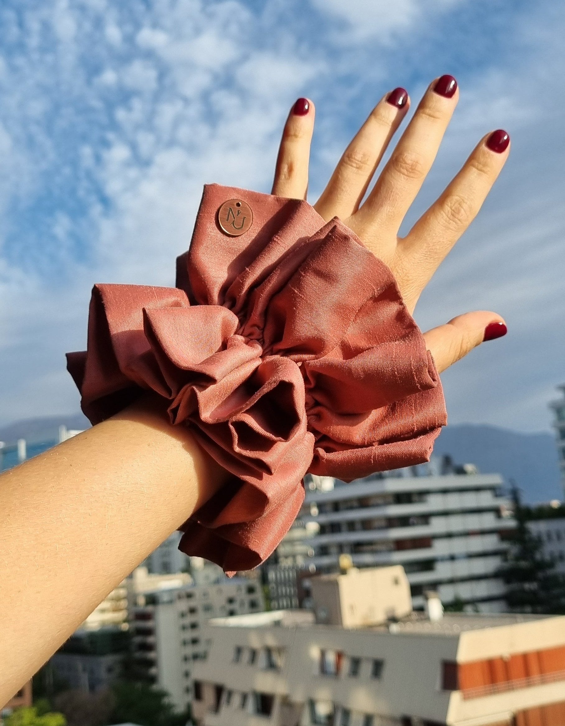 Scrunchie Clara Rosa