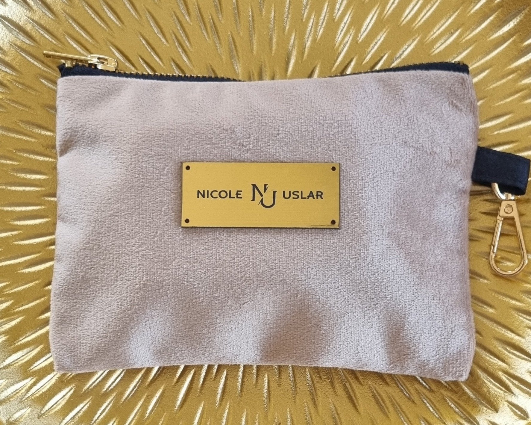 Estuche Felpa Beige