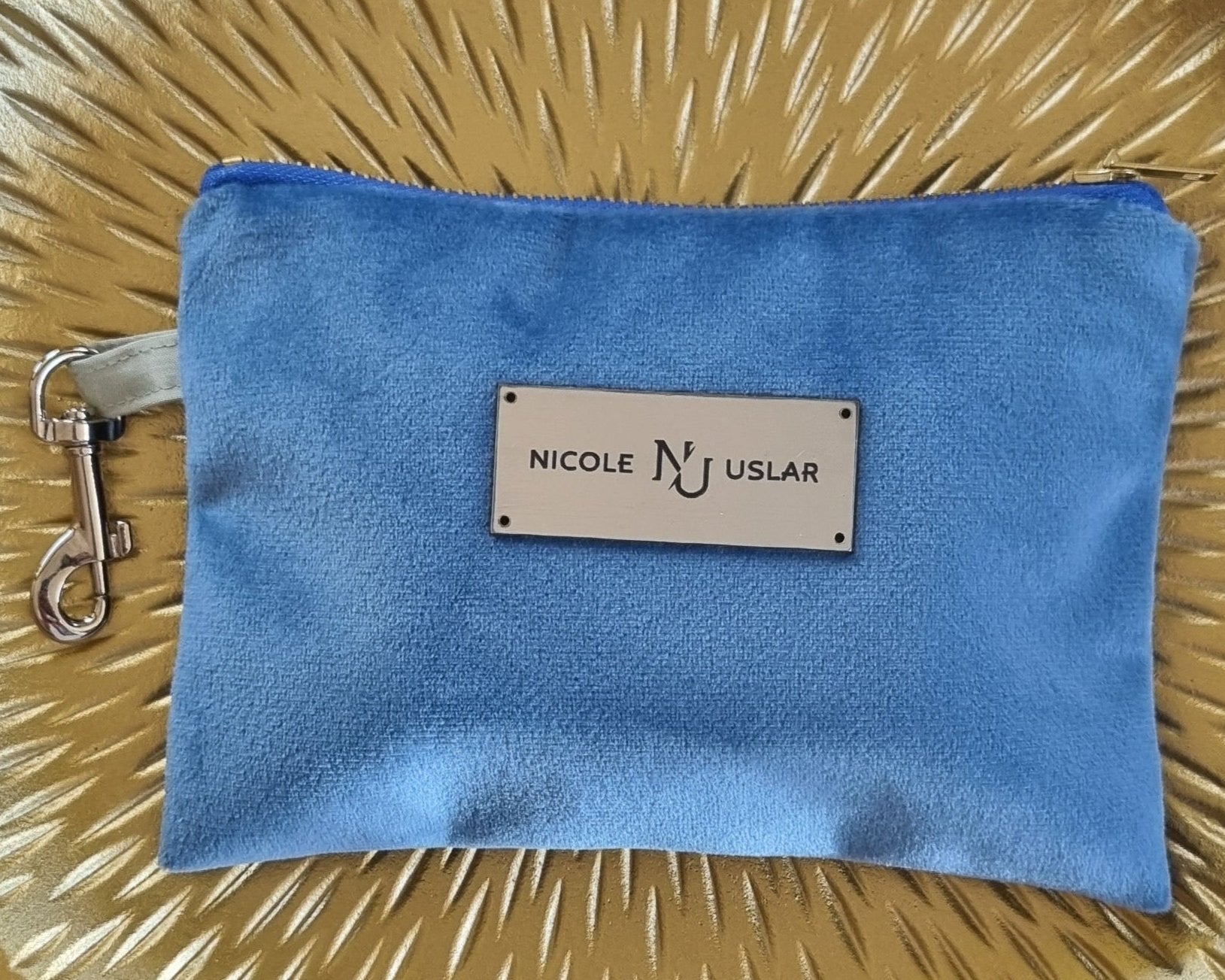 Estuche Felpa Azulado