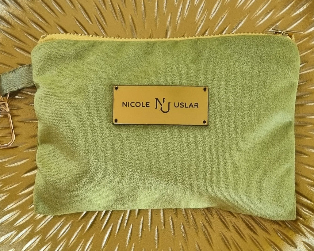 Estuche Felpa Verde manzana
