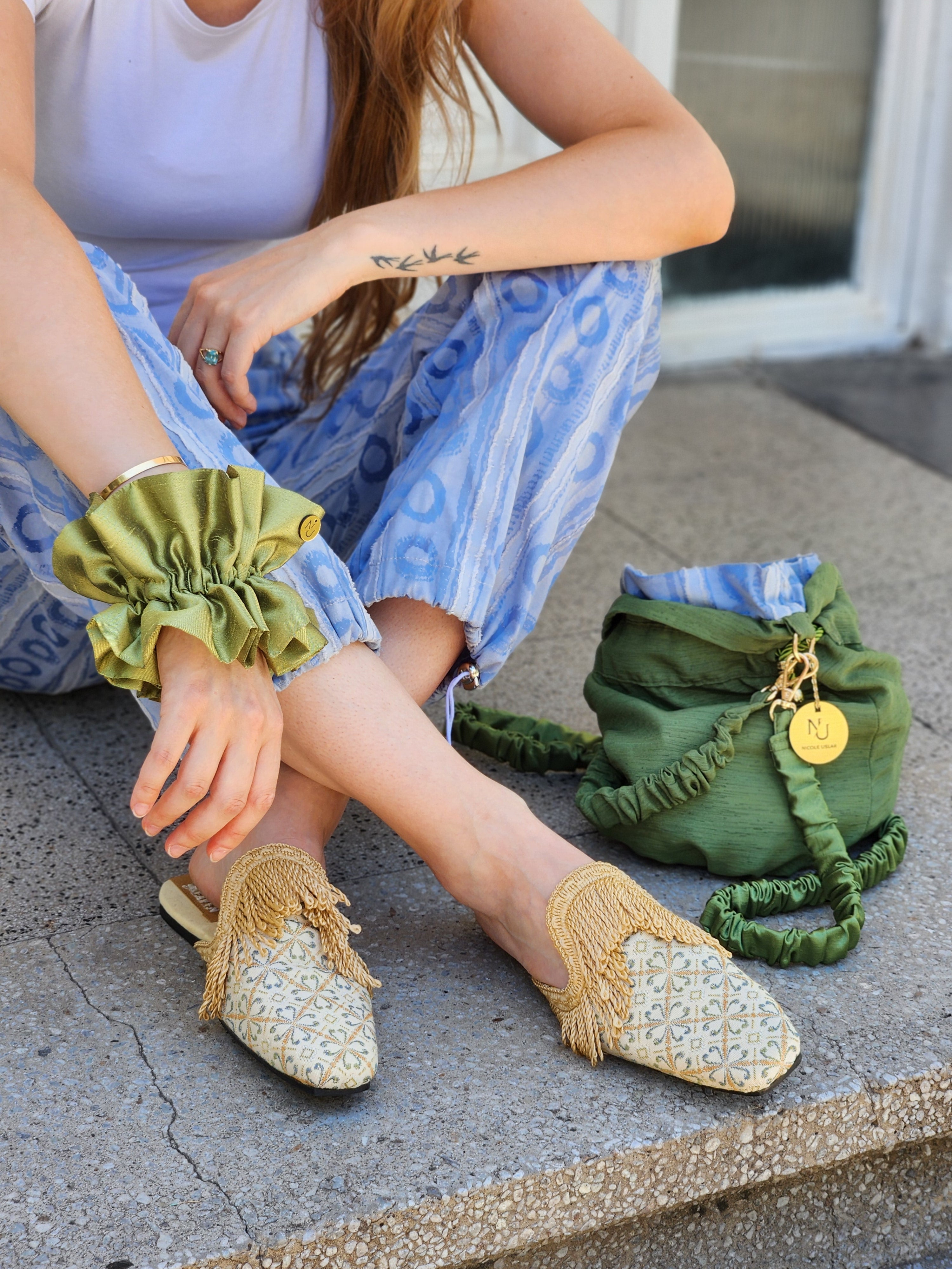 Scrunchie Clara Verde