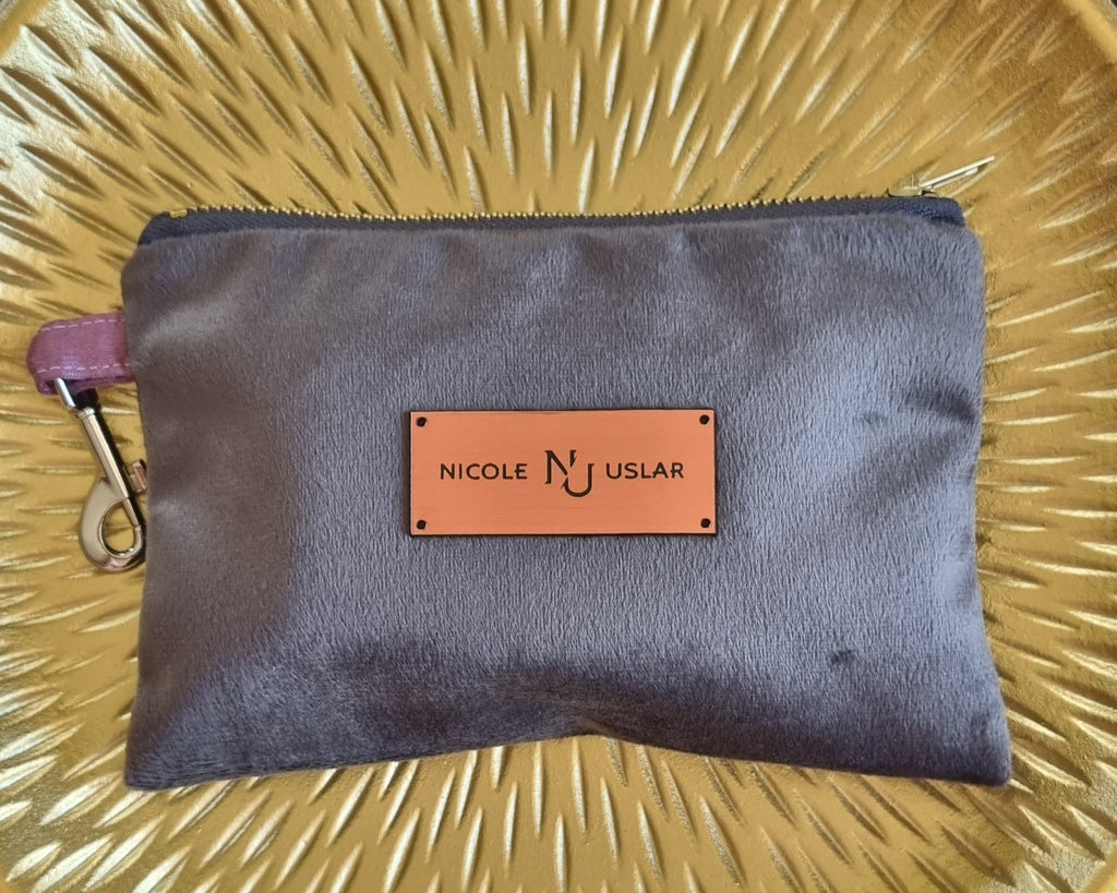 Estuche Felpa Plomo