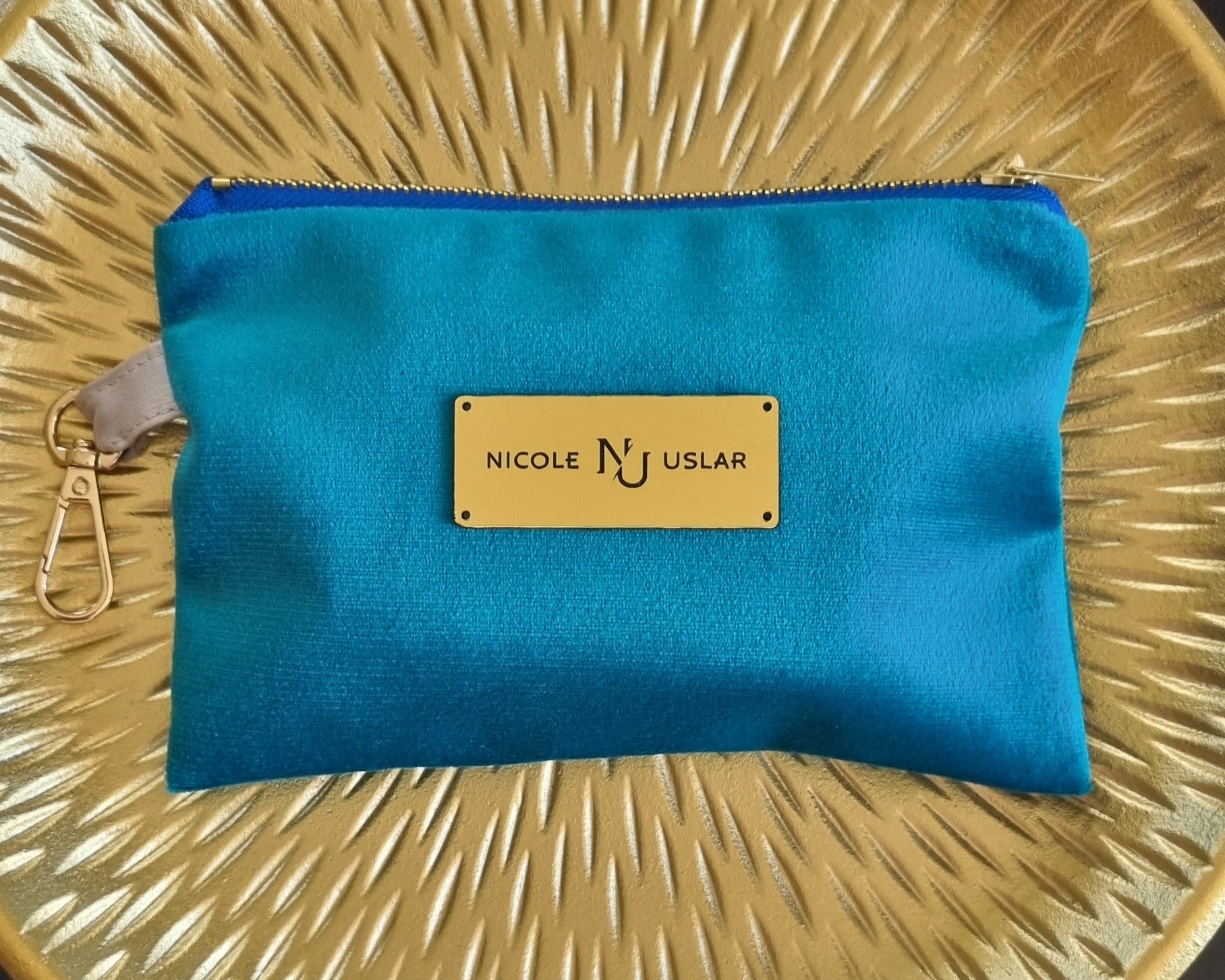 Estuche Felpa Turquesa
