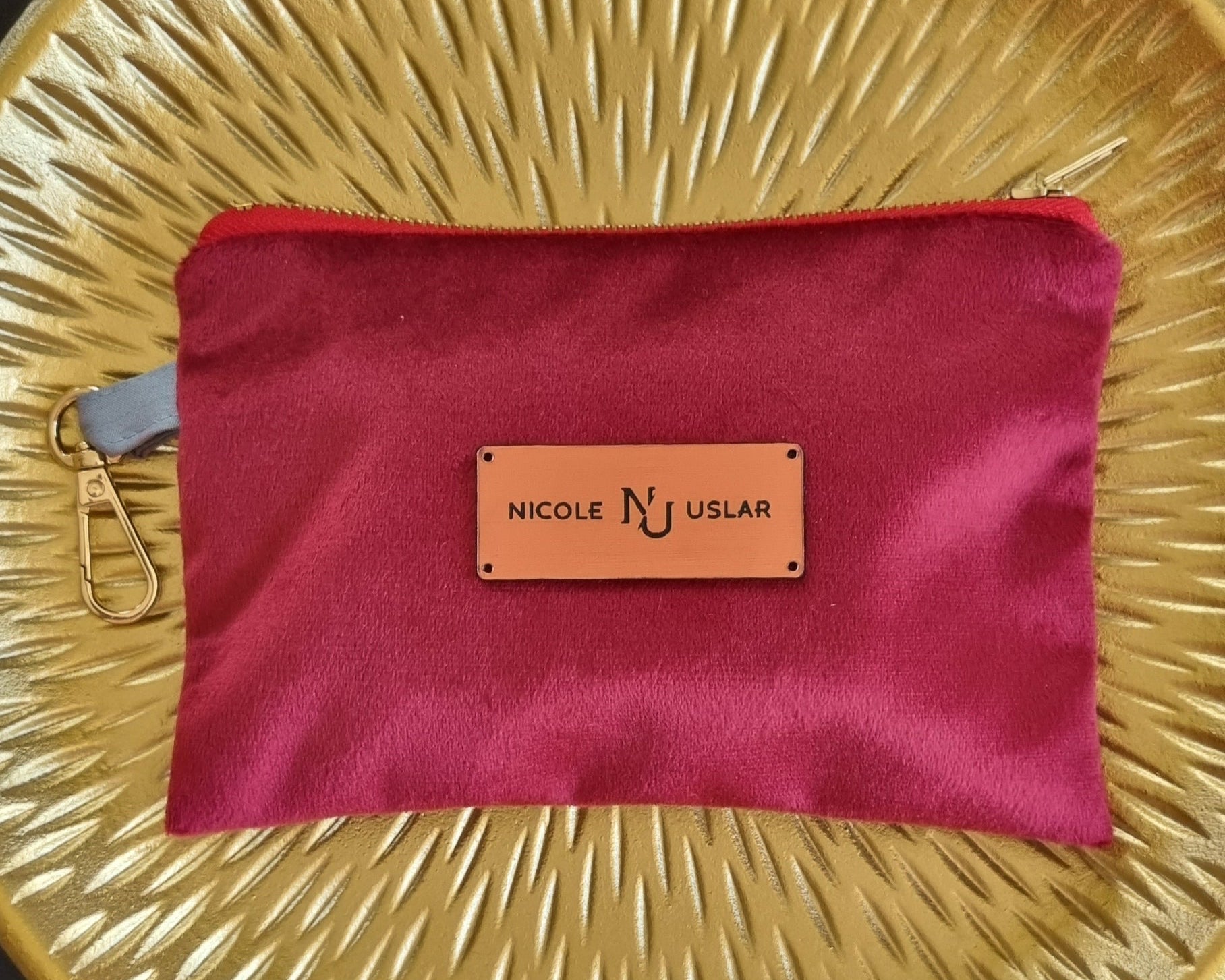 Estuche Felpa Rojo Italiano