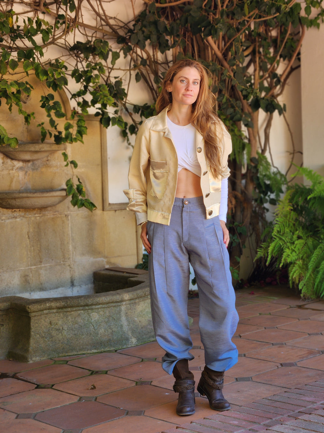 Pantalón Sastre Vicenta Acero