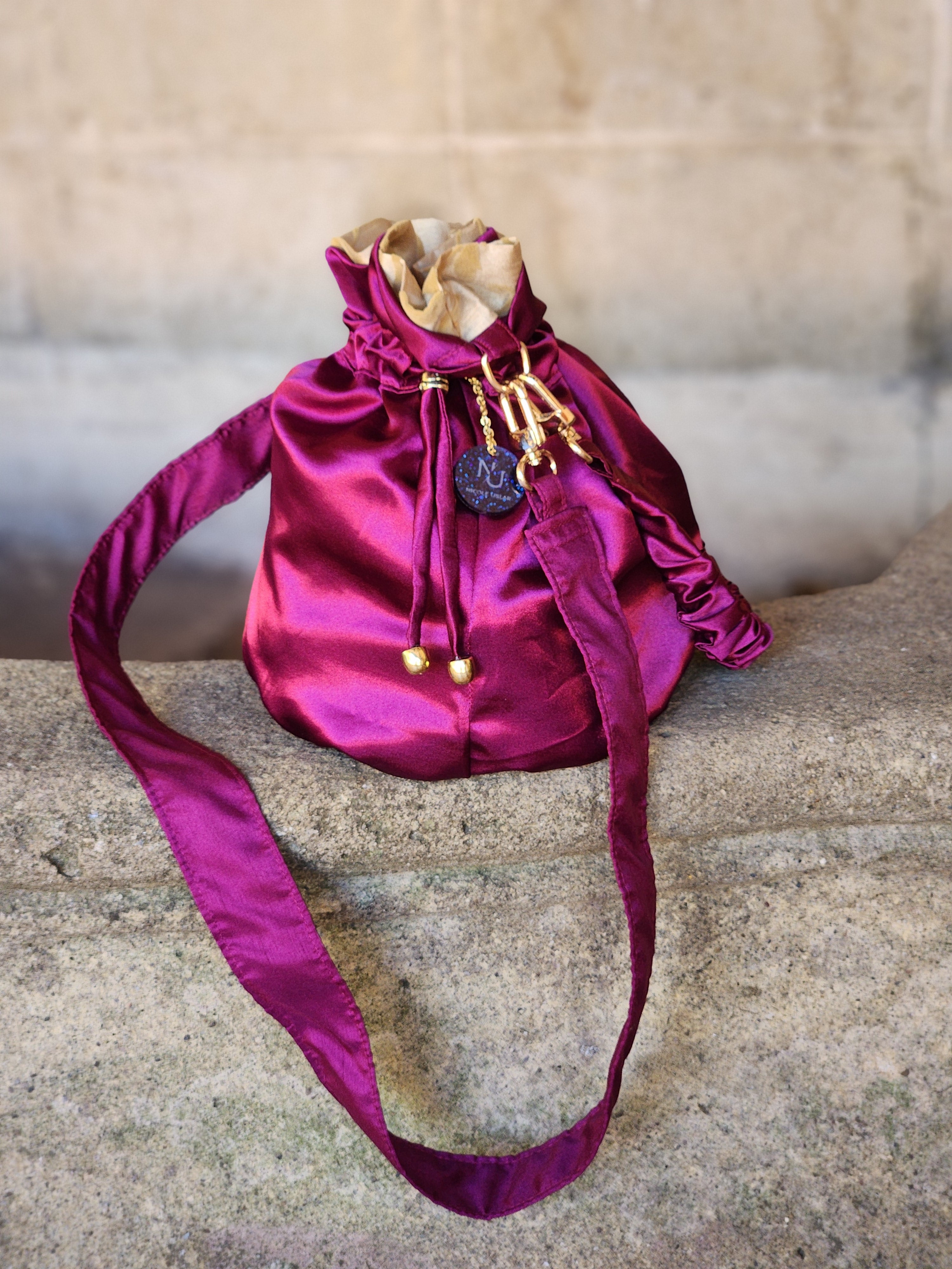 Bolso Reversible Claire Velvet Barroco