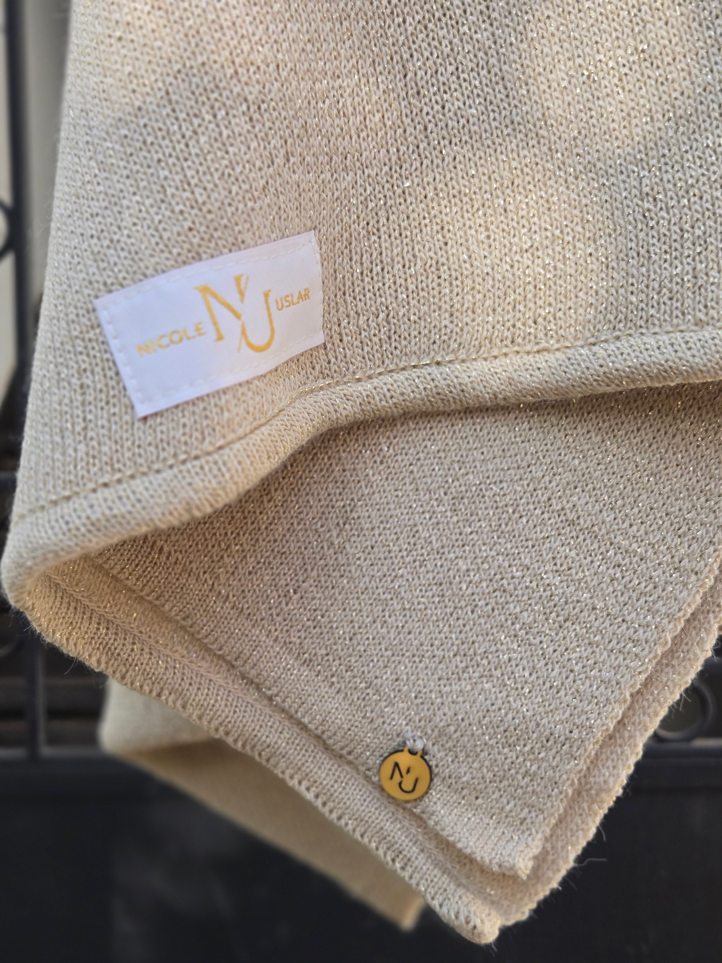 Echarpe Alpaca Sand Golden