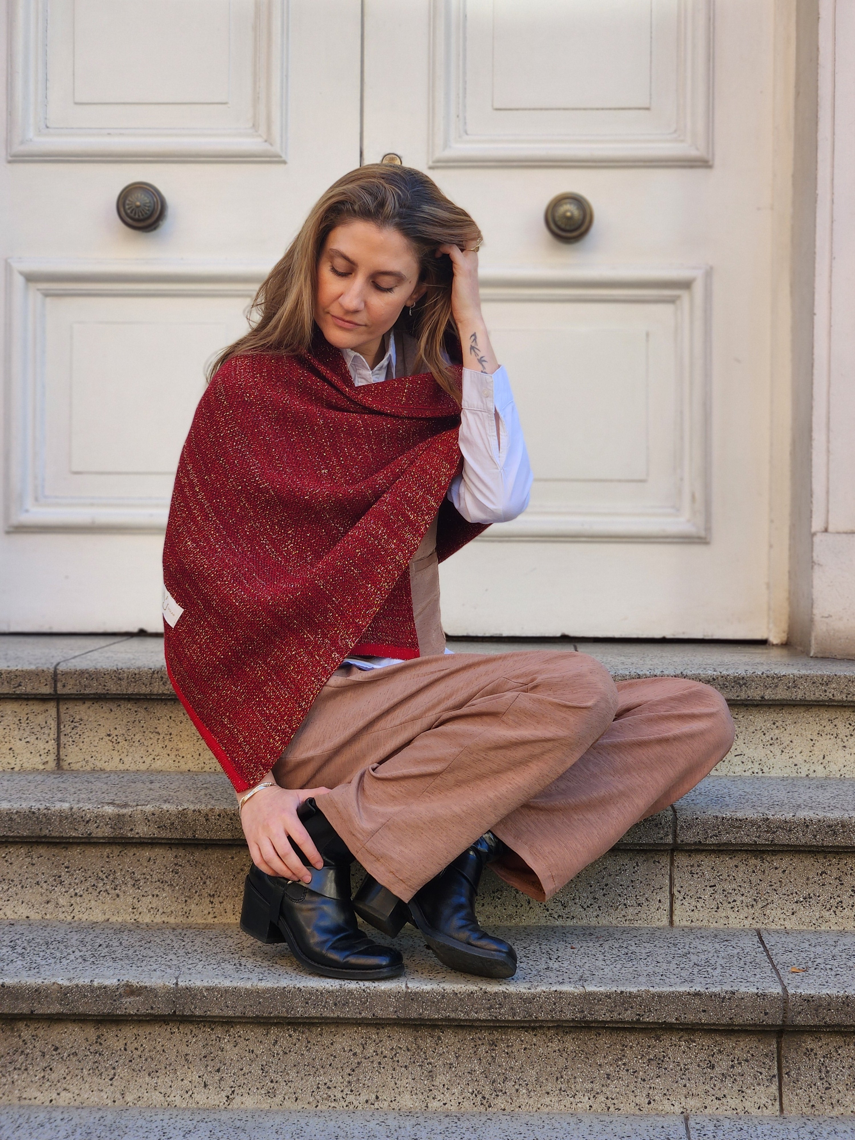 Echarpe Alpaca Ruby Golden
