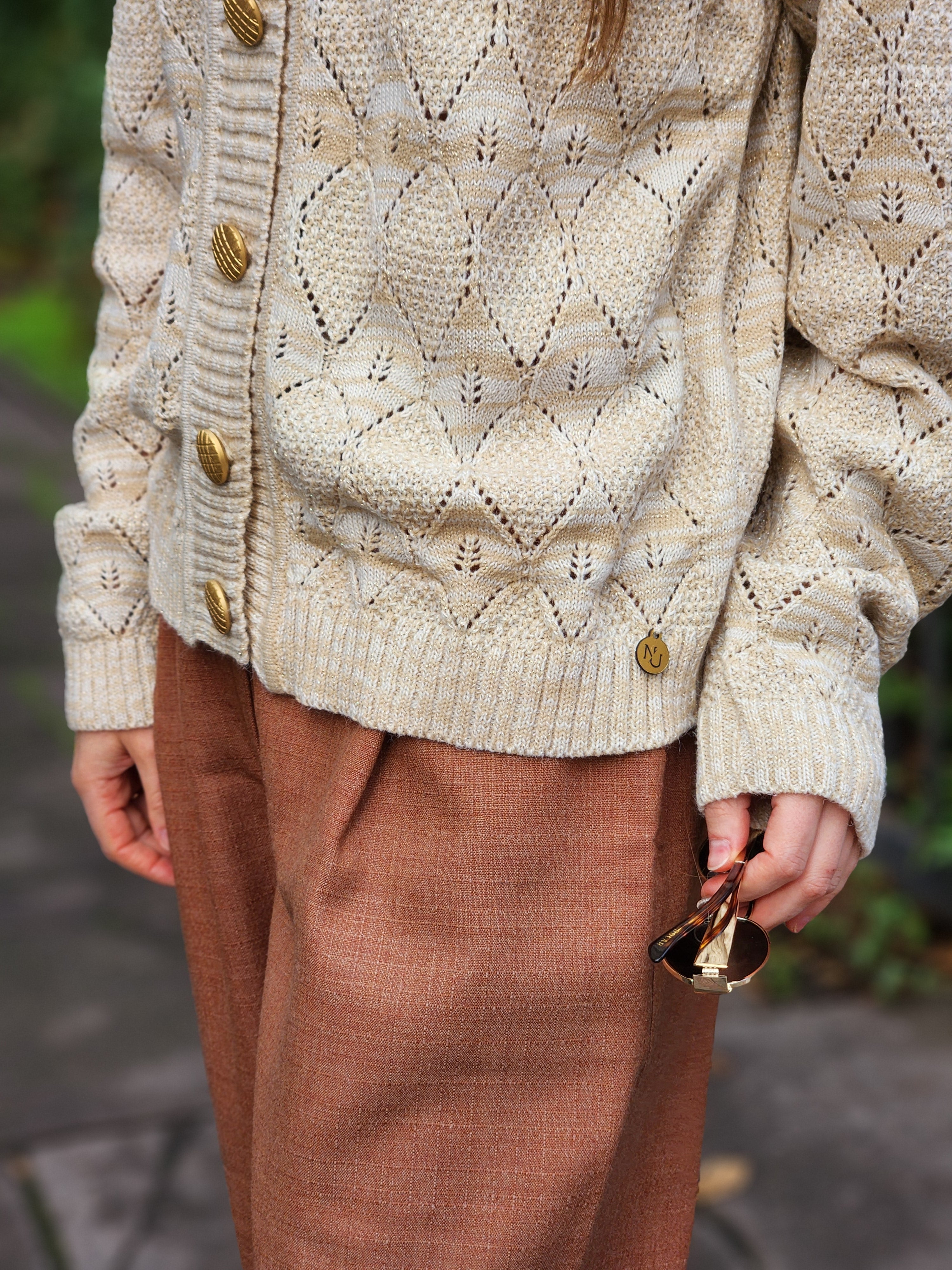 Cárdigan Alpaca Sand Golden