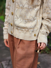 Cargar imagen en el visor de la galería, Cárdigan Alpaca Sand Golden

