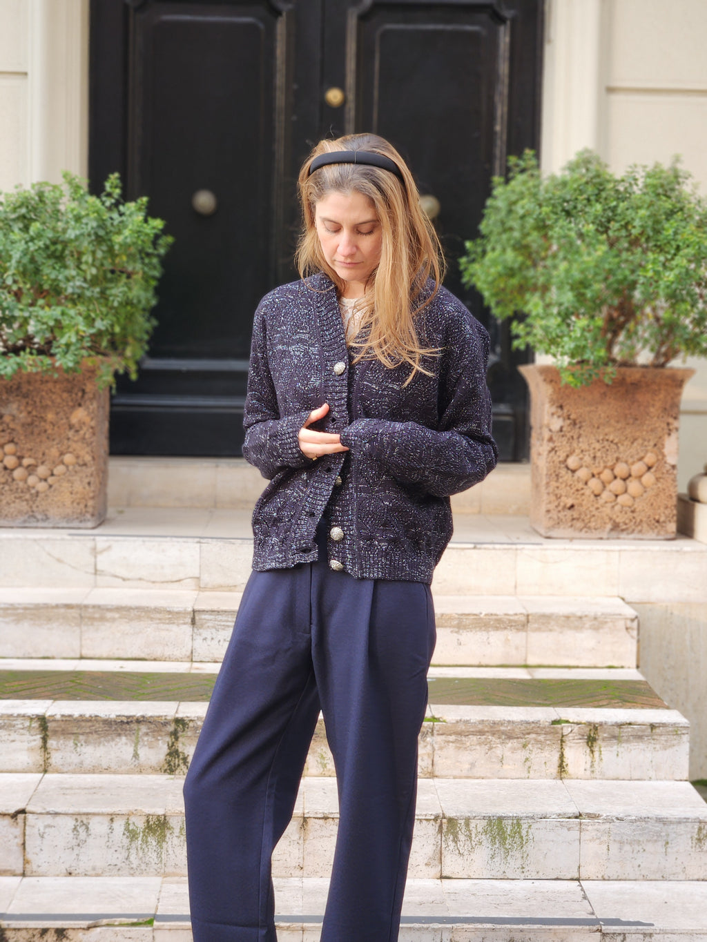 Pantalón Sastre Navy Clásico