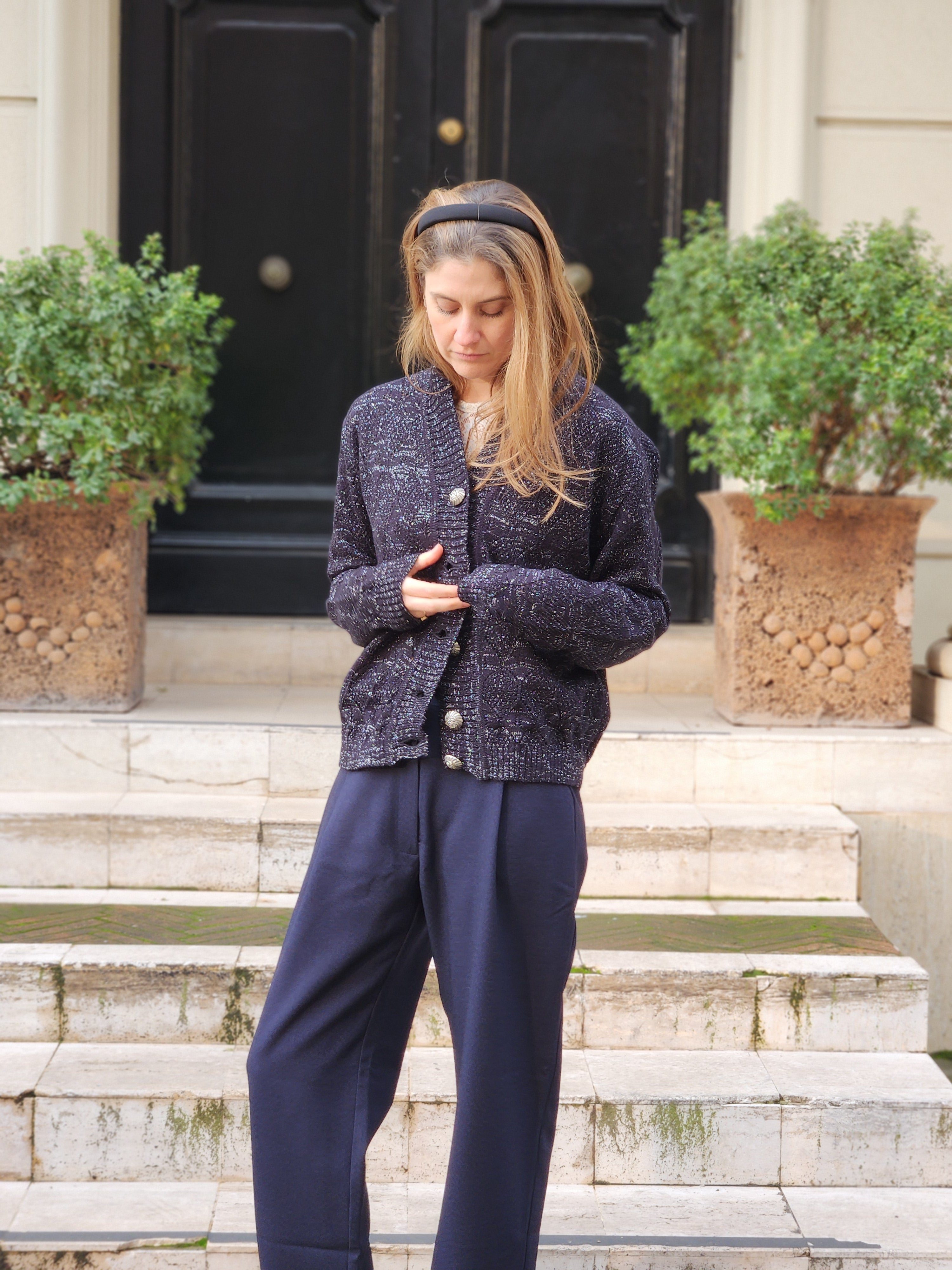 Pantalón Sastre Navy Clásico