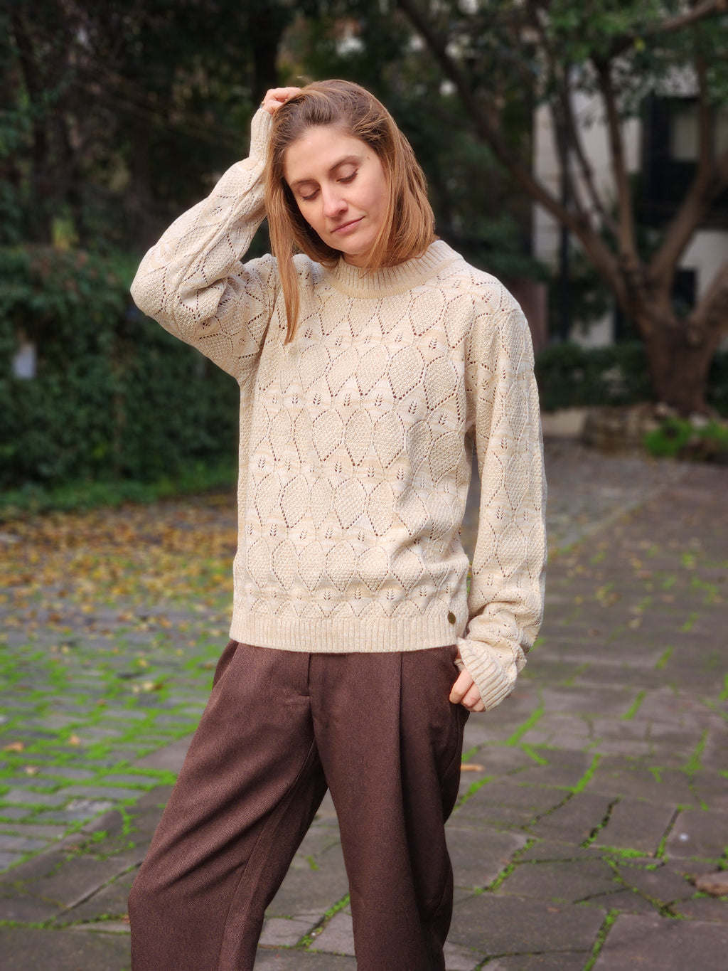 Pantalón Sastre Marrón Moka