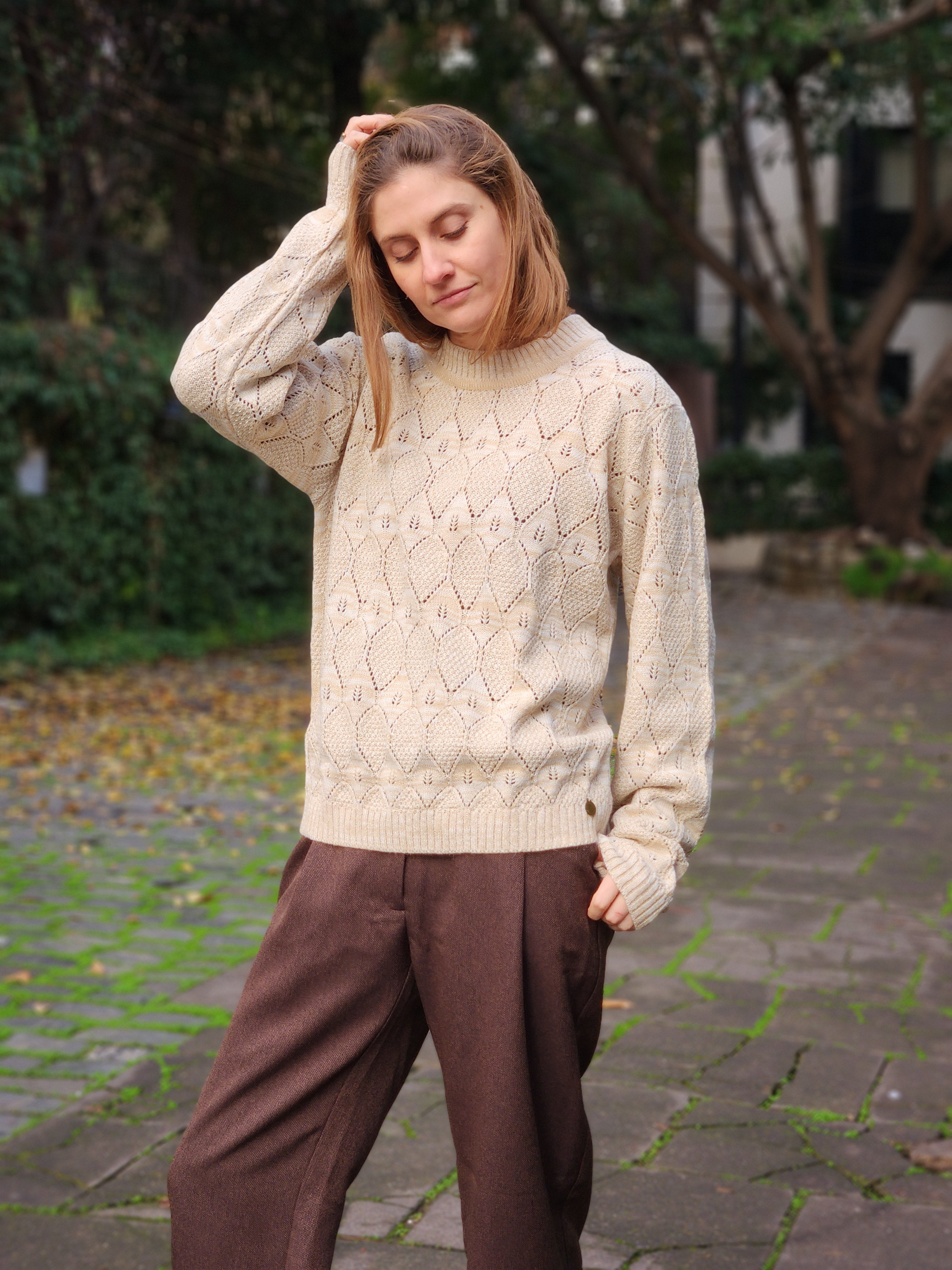 Pantalón Sastre Marrón Moka
