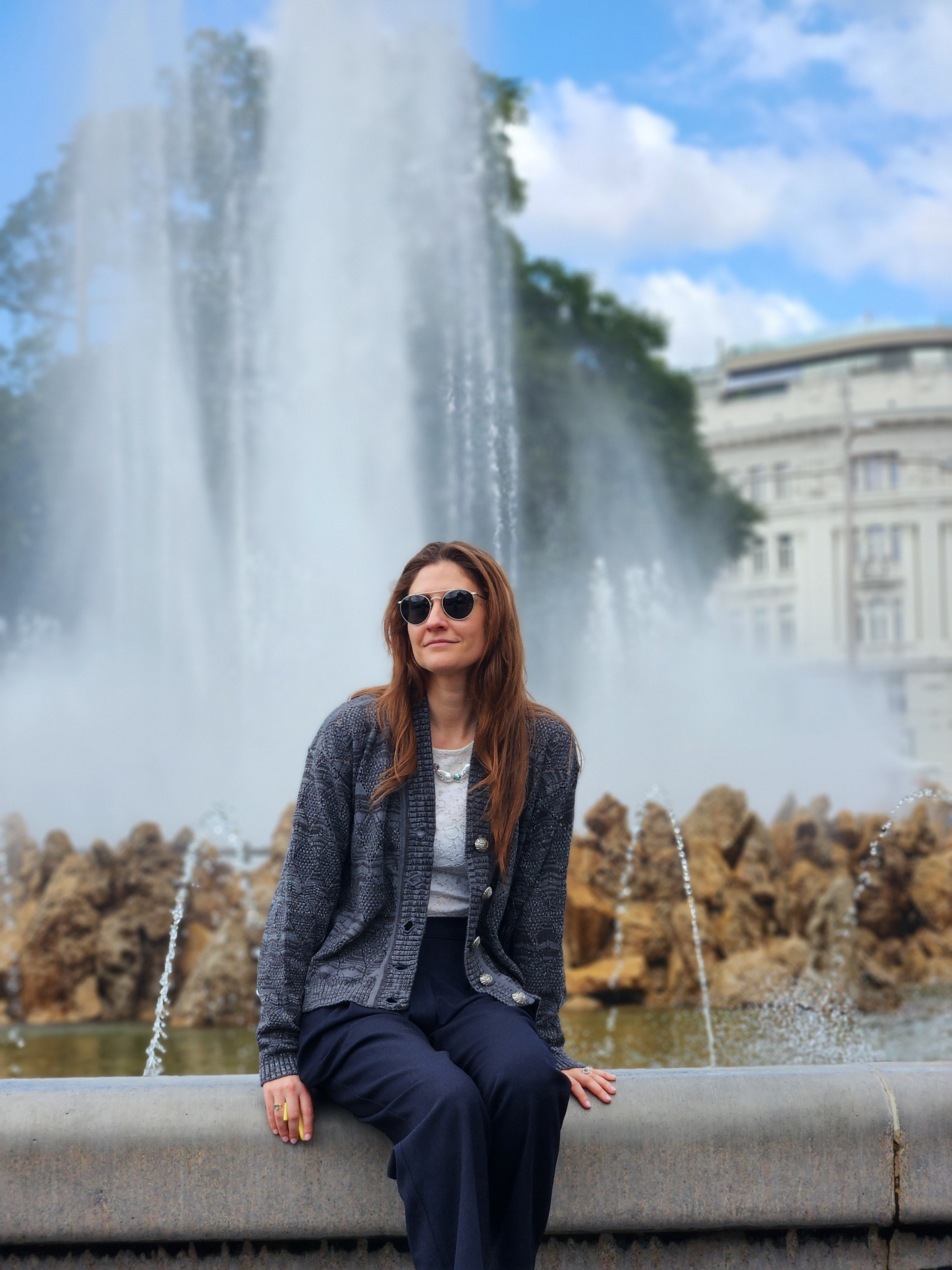 Cárdigan Alpaca Blue Steel