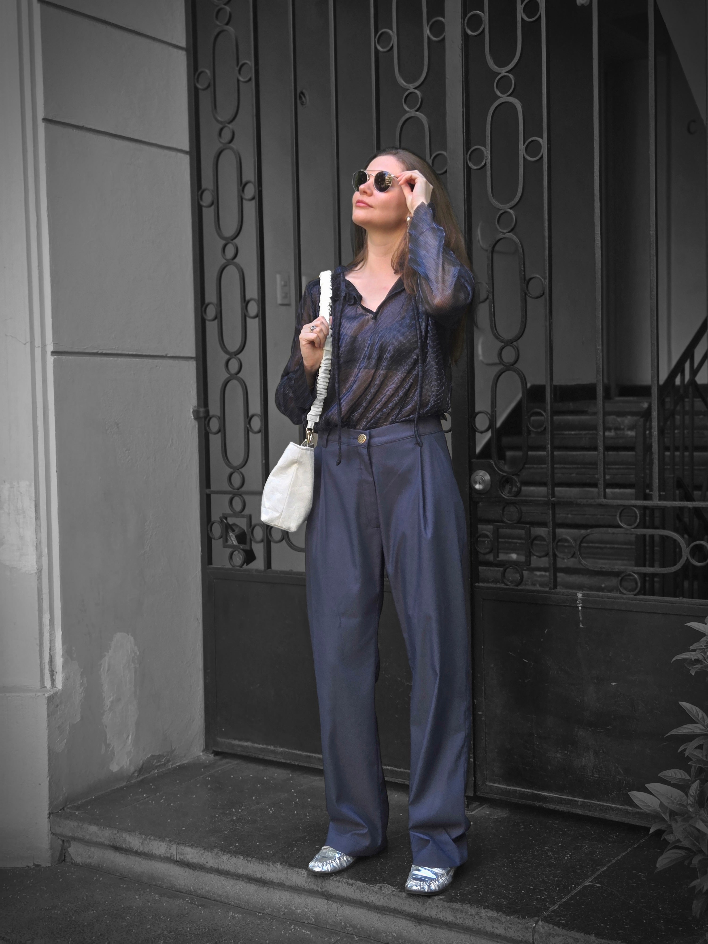 Pantalón Sastre Azul